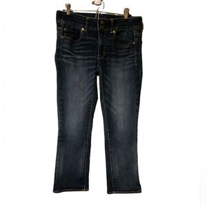 American Eagle Super Stretch Artist Crop Jeans Size 6